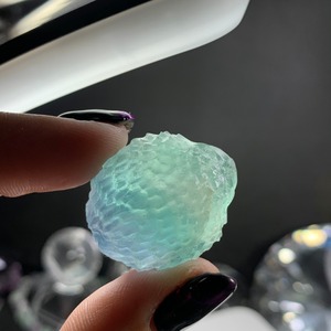 12.可愛いフローライトハリネズミさん☆ペアセット