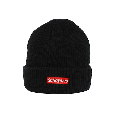 GINRHYMES/"SMALL BOX LOGO"LOW WATCH/BLACK GINRHYMES/"SMALL BOX LOGO"LOW WATCH/BLACK