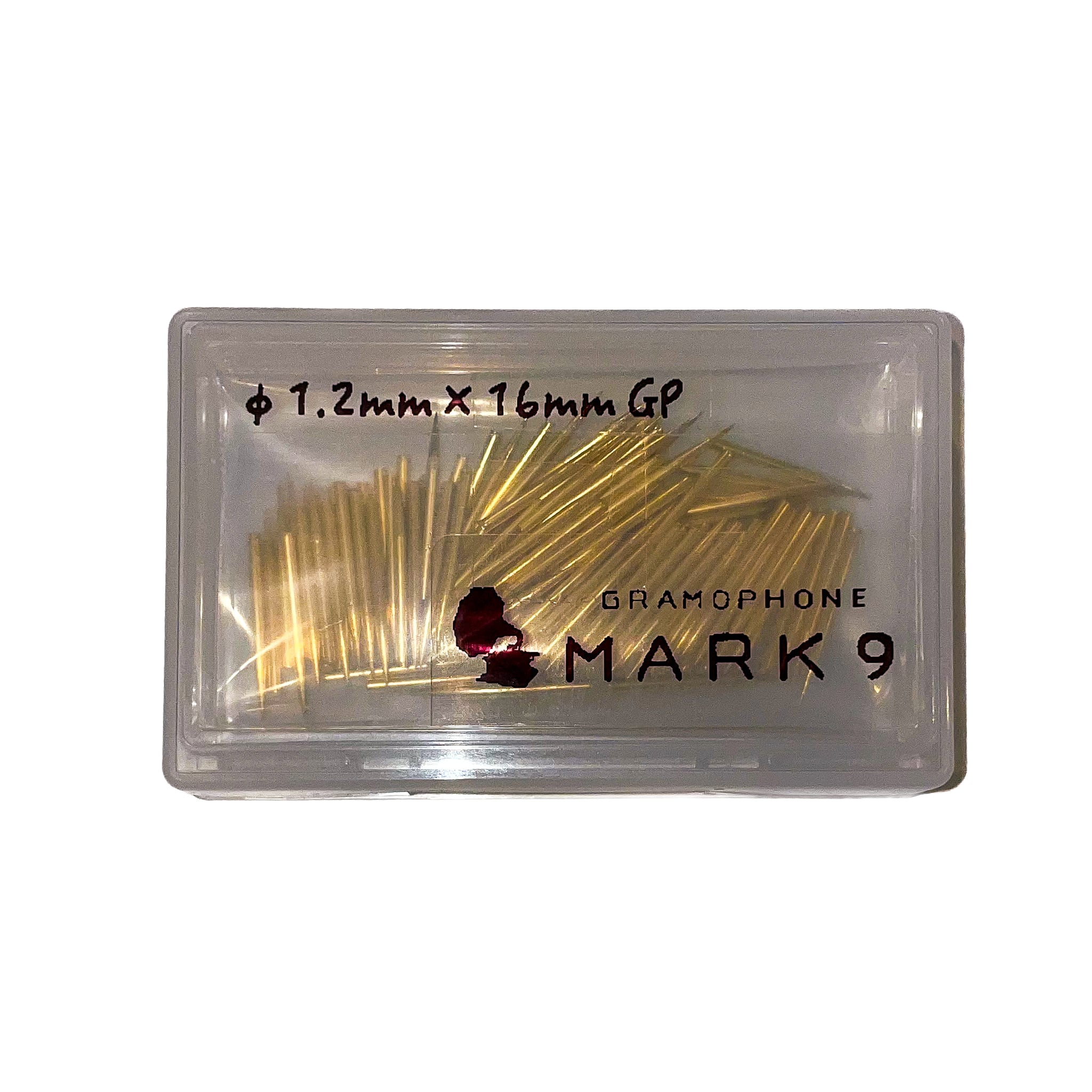 蓄音機用鉄針(径1.2mm×16mm_金メッキ 約100本入り) | Mark9