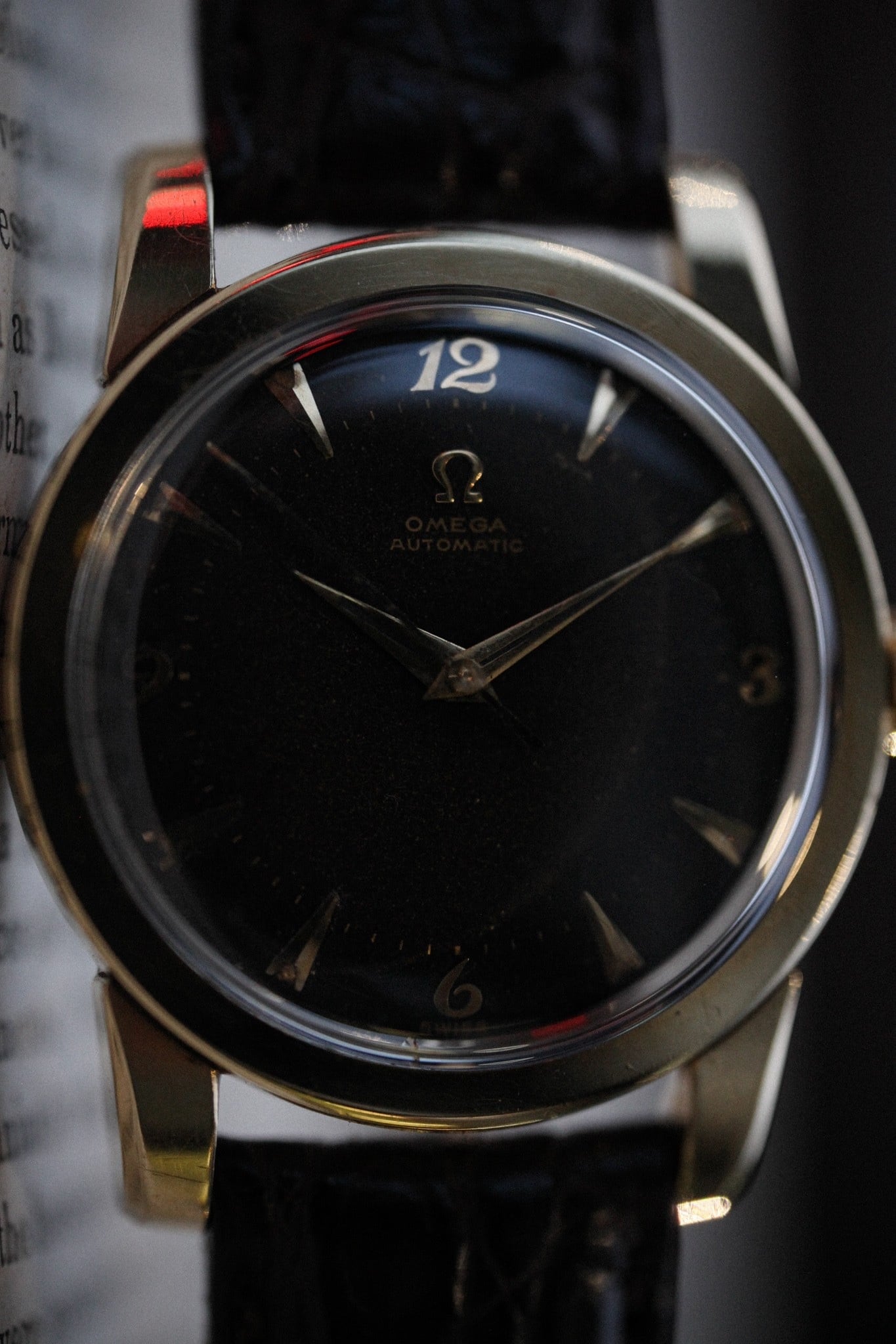 OMEGA】オメガ 1950's シーマスター ノンネーム ブラックミラー OMEGA】オメガ 1950's シーマスター ノンネーム ブラックミラー