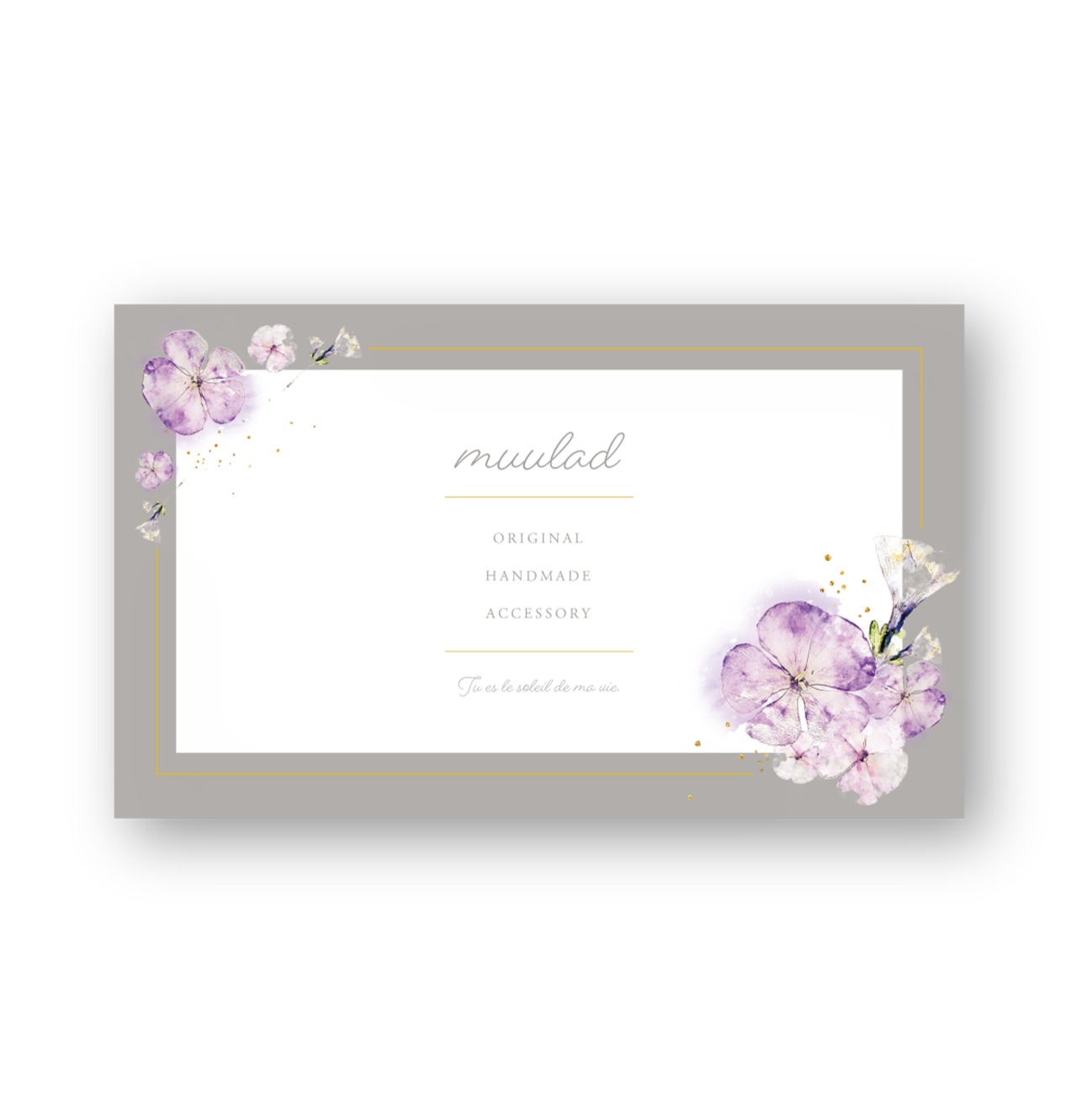 フラワーデザイン ｜ アクセサリー台紙 ｜ cd_00425