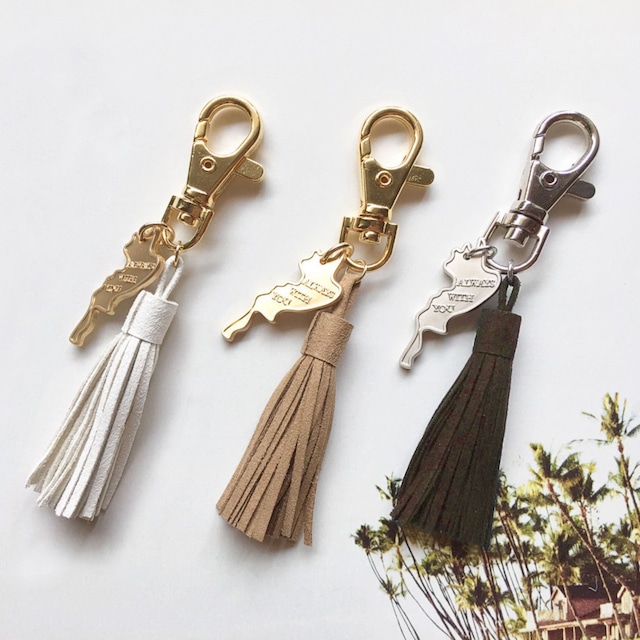 BIWAKO tassel keyring