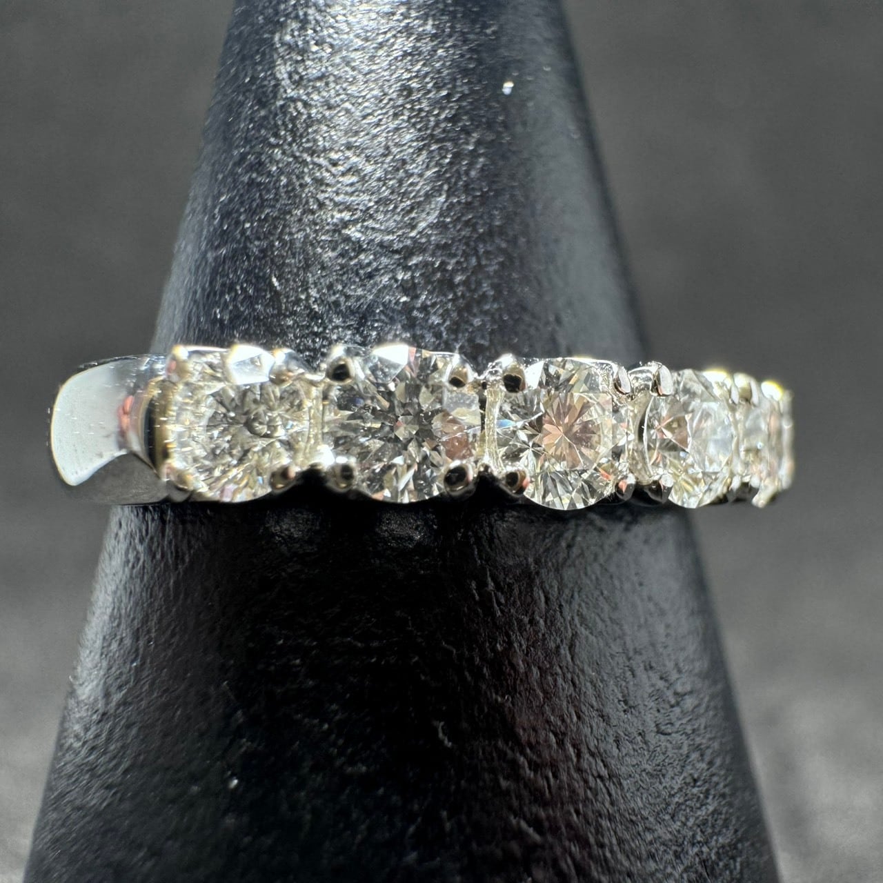 ミニ鑑別書付】Pt900 1.47ct ダイヤモンド エタニティリング | カオキ