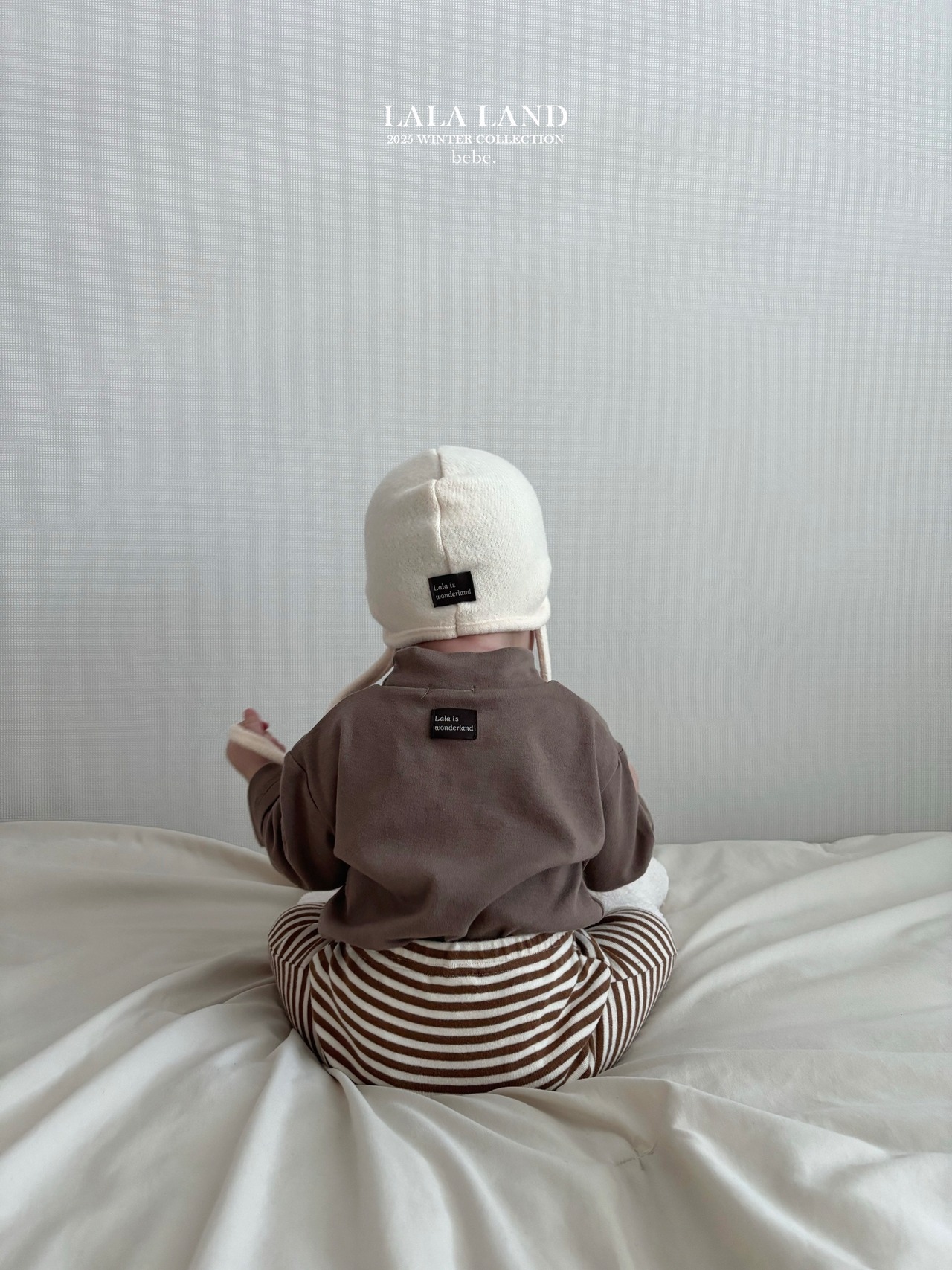 LALALAND 25/WI(Baby)Peach turtleneck tee