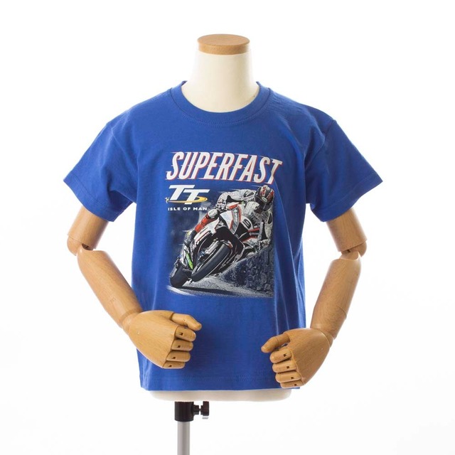 TT Ian Hutchinson Kids Tee Blue