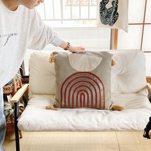 Abstract painting cushion cover (moon)