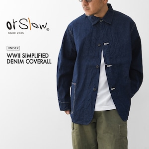 orslow [オアスロウ] WWII SIMPLIFIED DENIM COVERALL [01-6250-81] WWII シンプリファイド デニム カバーオール・上着・デニムジャケット・ジージャン・MEN'S / LADY'S [2026AW]