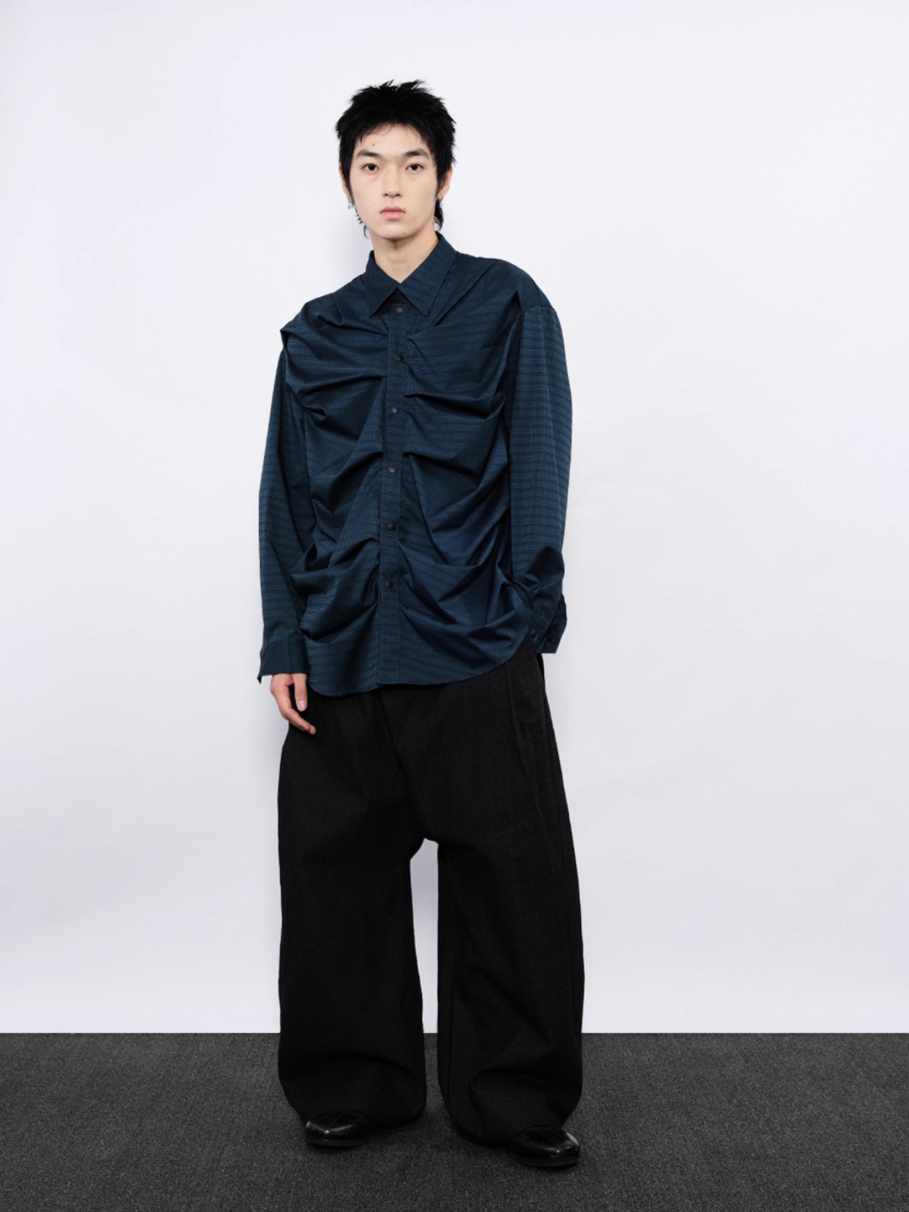 7440 37 1  A-Line Double Layer Shirt