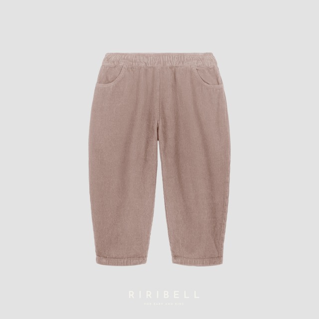 【STUDIO BOHEME】CARROT PANTS - LIGHT MAUVE <36M/4Y/6Y>