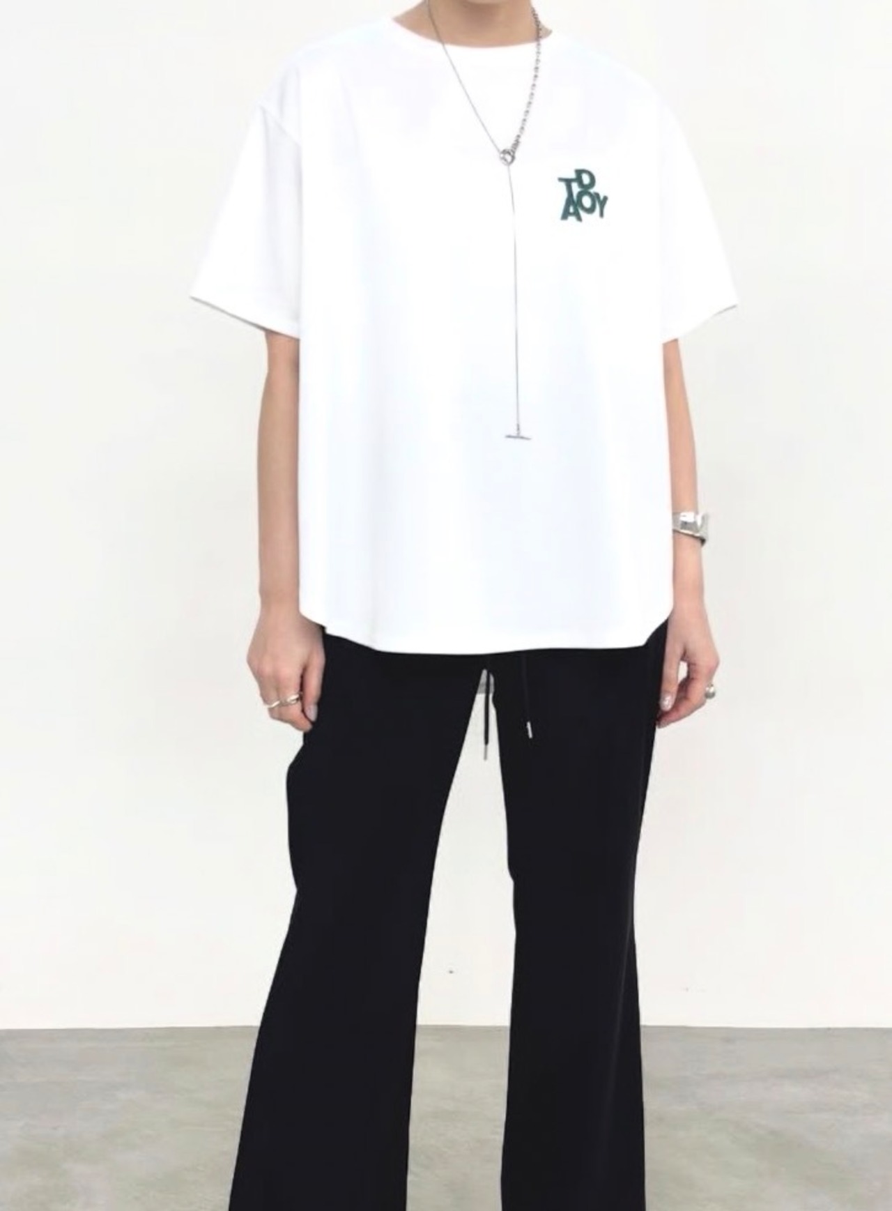 【NUS】バックテープロゴTシャツ　ZOCCONポンチ　610-35053