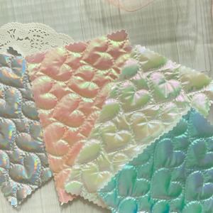 ホログラムハートキルティング