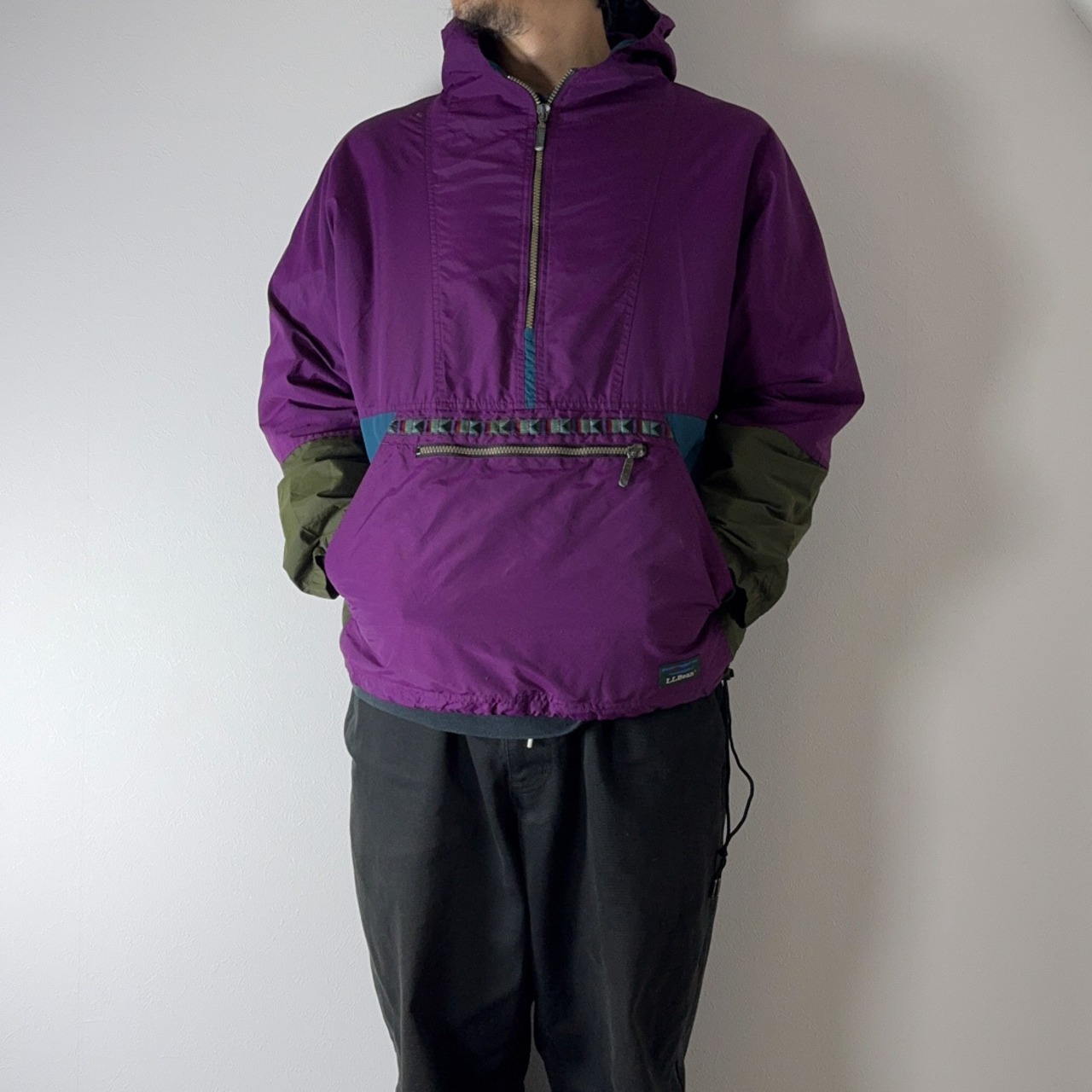 90s L.L.Bean Tyrolean Tape Anorak M 古着 - 2