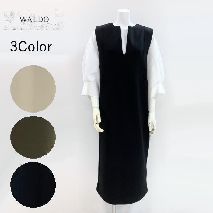 キーネックジャンパースカート 3468-1503 waldo NICOLE ノースリーブ