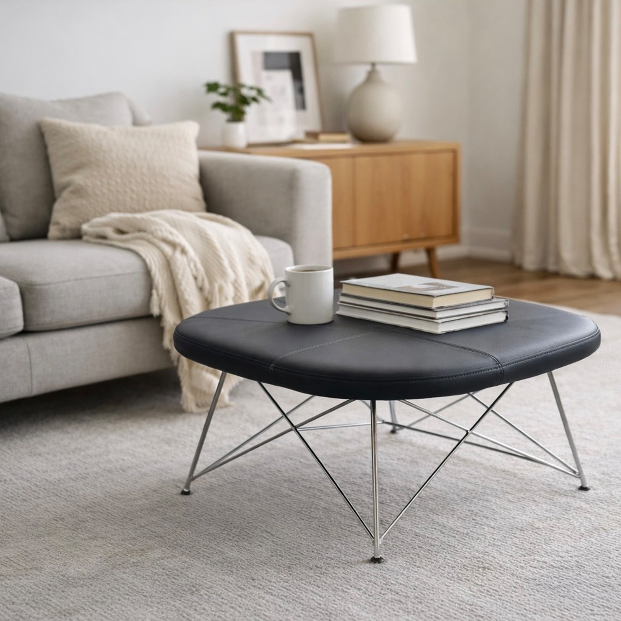Fredericia/Erik Jorgensen EJ144 Stool /エリック・ヨーゲンセン フレデリシア スツール オットマン 本革 北欧 デンマーク