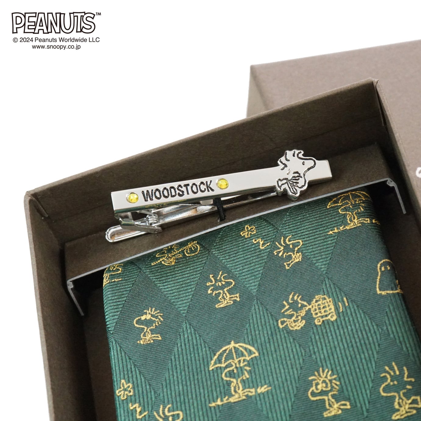 70s ウッドストック柄　ネクタイWoodstock ヴィンテージ 70s ウッドストック柄 ネクタイWoodstock ヴィンテージ