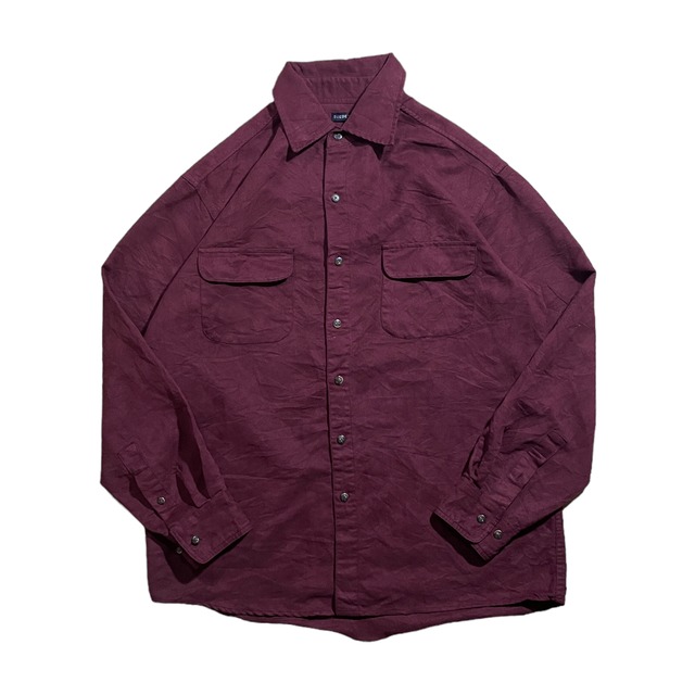 Old Suede shirt Wine red