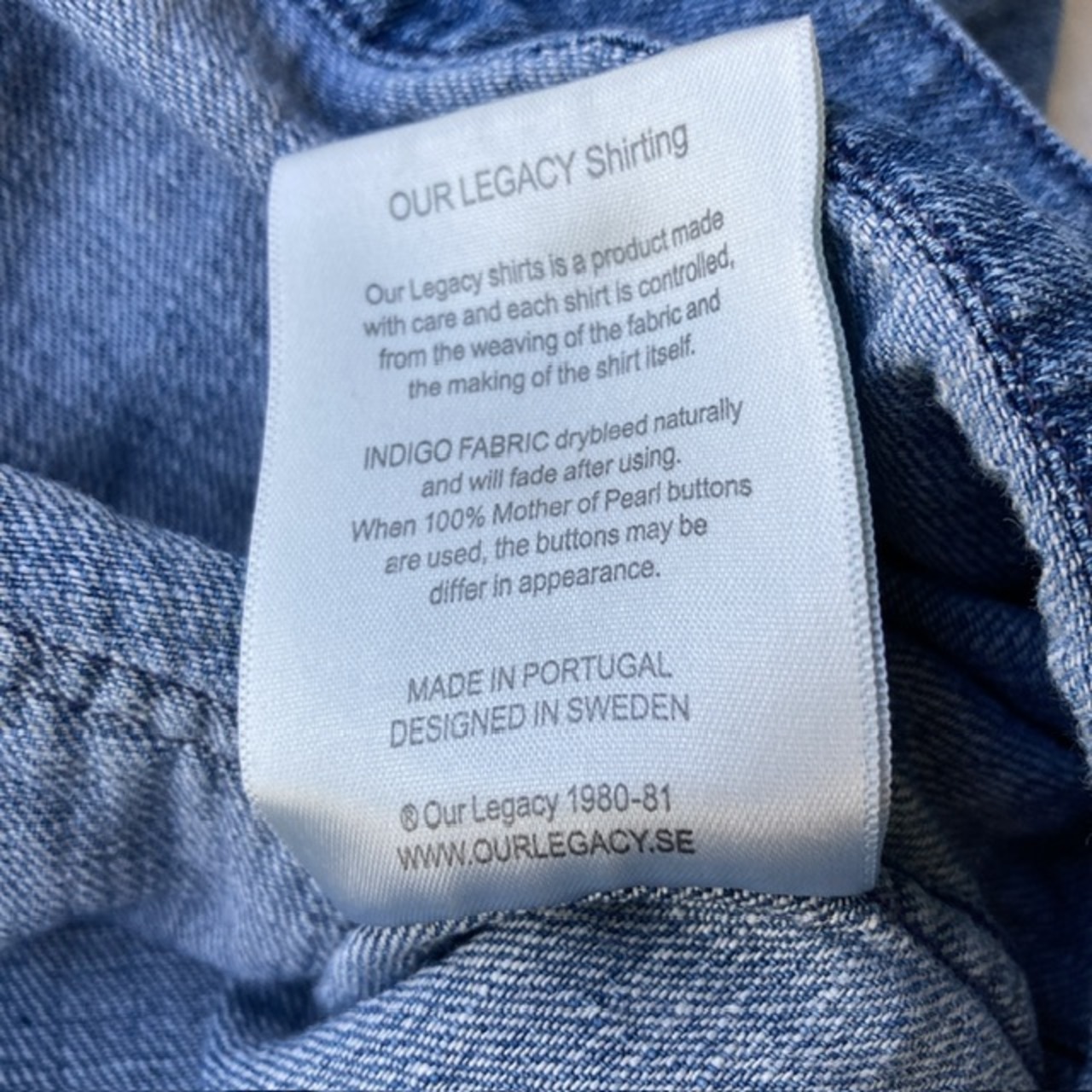 Our Legacy デニムジャケット ライトウェイト 画像12