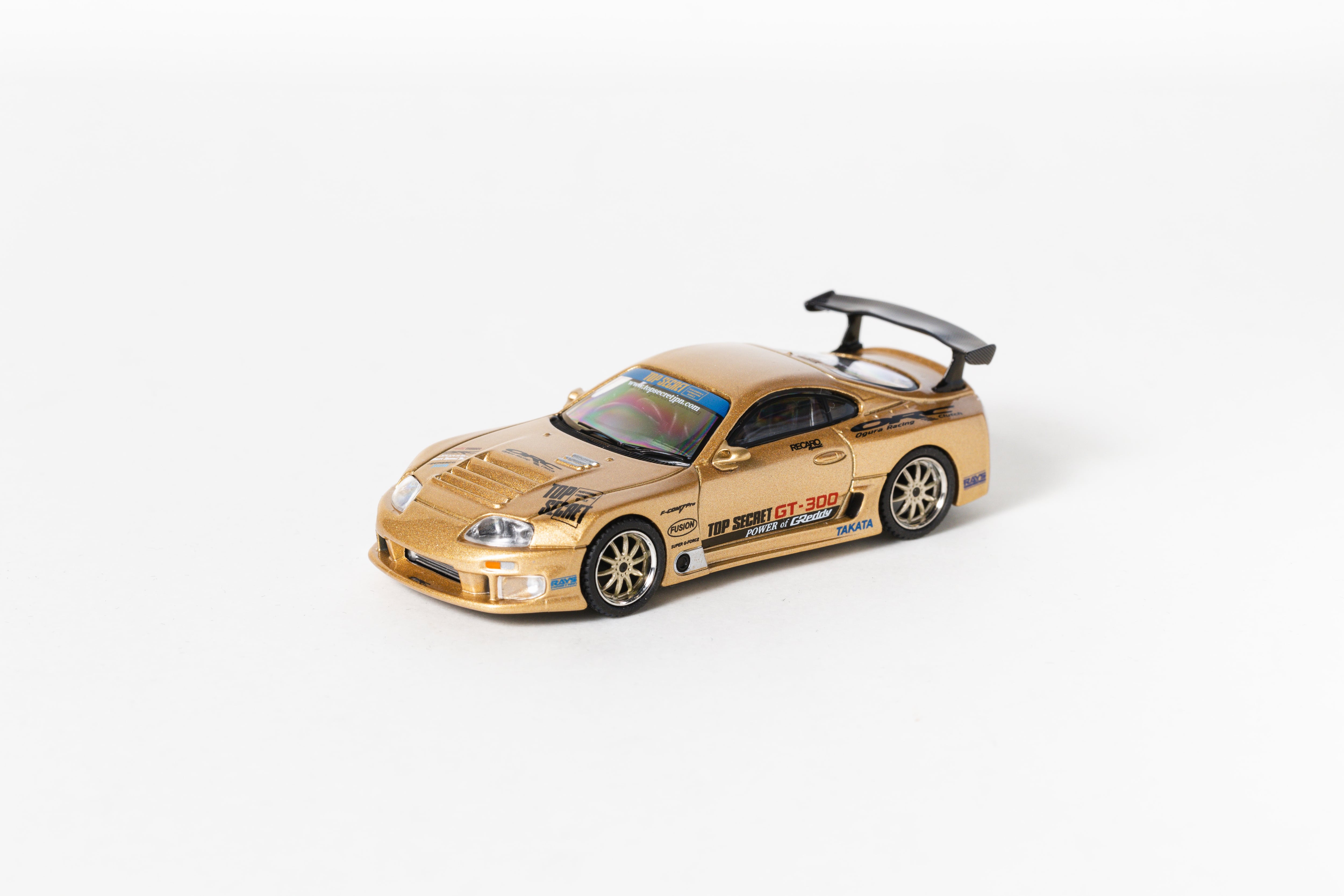 ベージュ クレーン様 MINI GT 1/64 (ダイキャスト製) Toyota スープラ (A80) GT-300 Top
