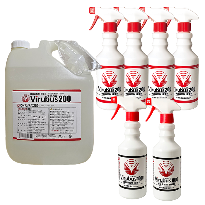 【介護施設向け】ウィルバス月間衛生管理セット(小規模20~40名目安)