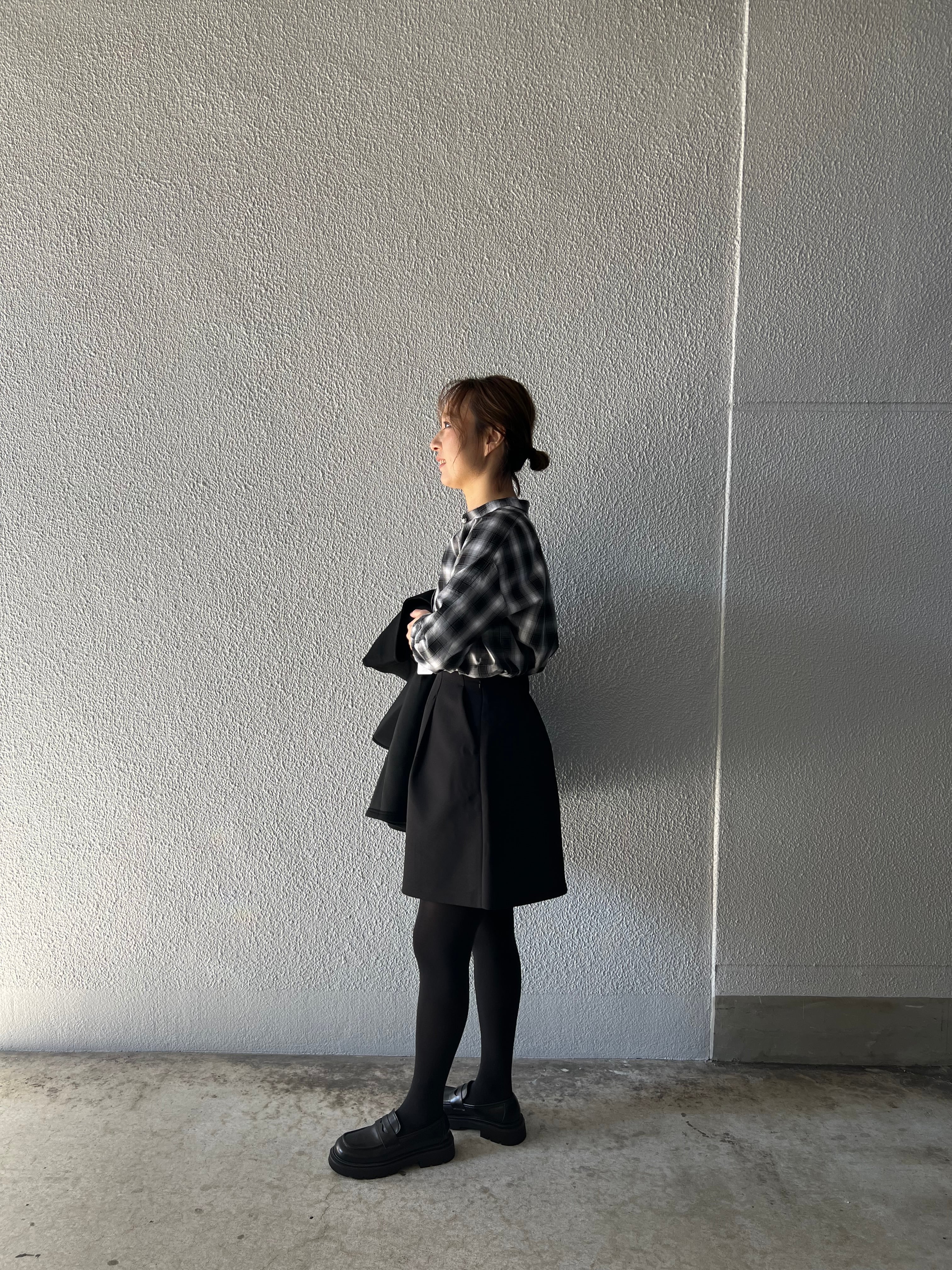 【anana】ハイウエストタックショートパンツ a99-032