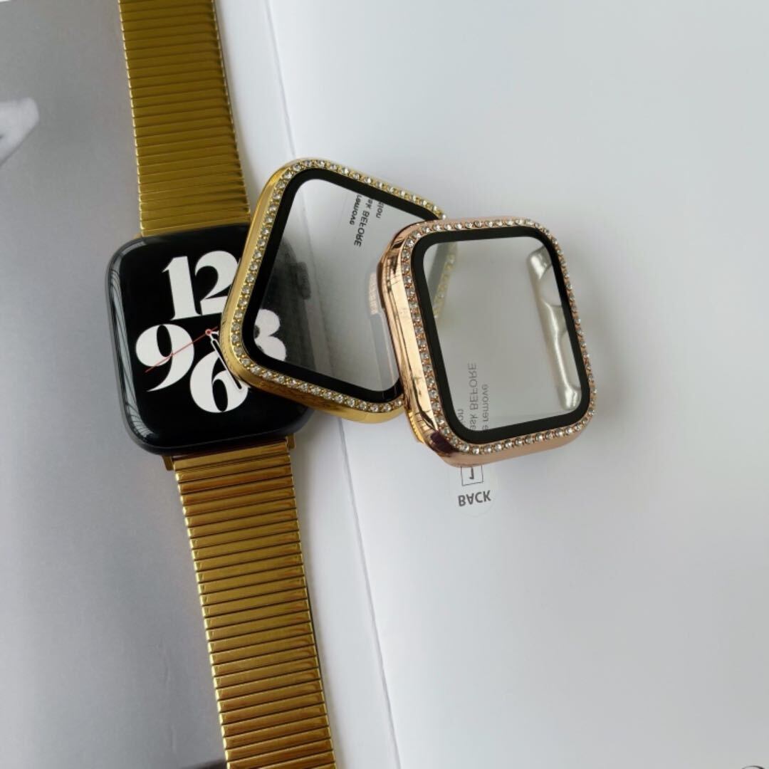 AppleWatchカバー　キラキラ　apple watch サンセット