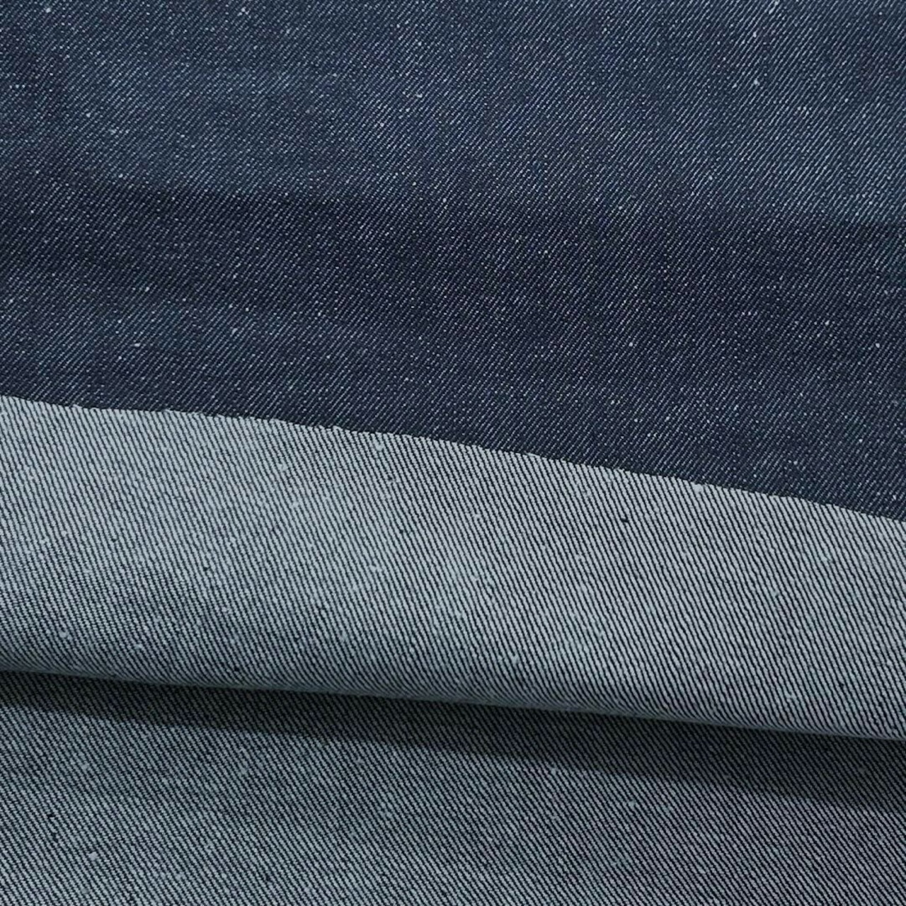 ★AM016◆1.7m◆1点限定!綿100%ネップデニム生地◆約10オンス◆インディゴ染め