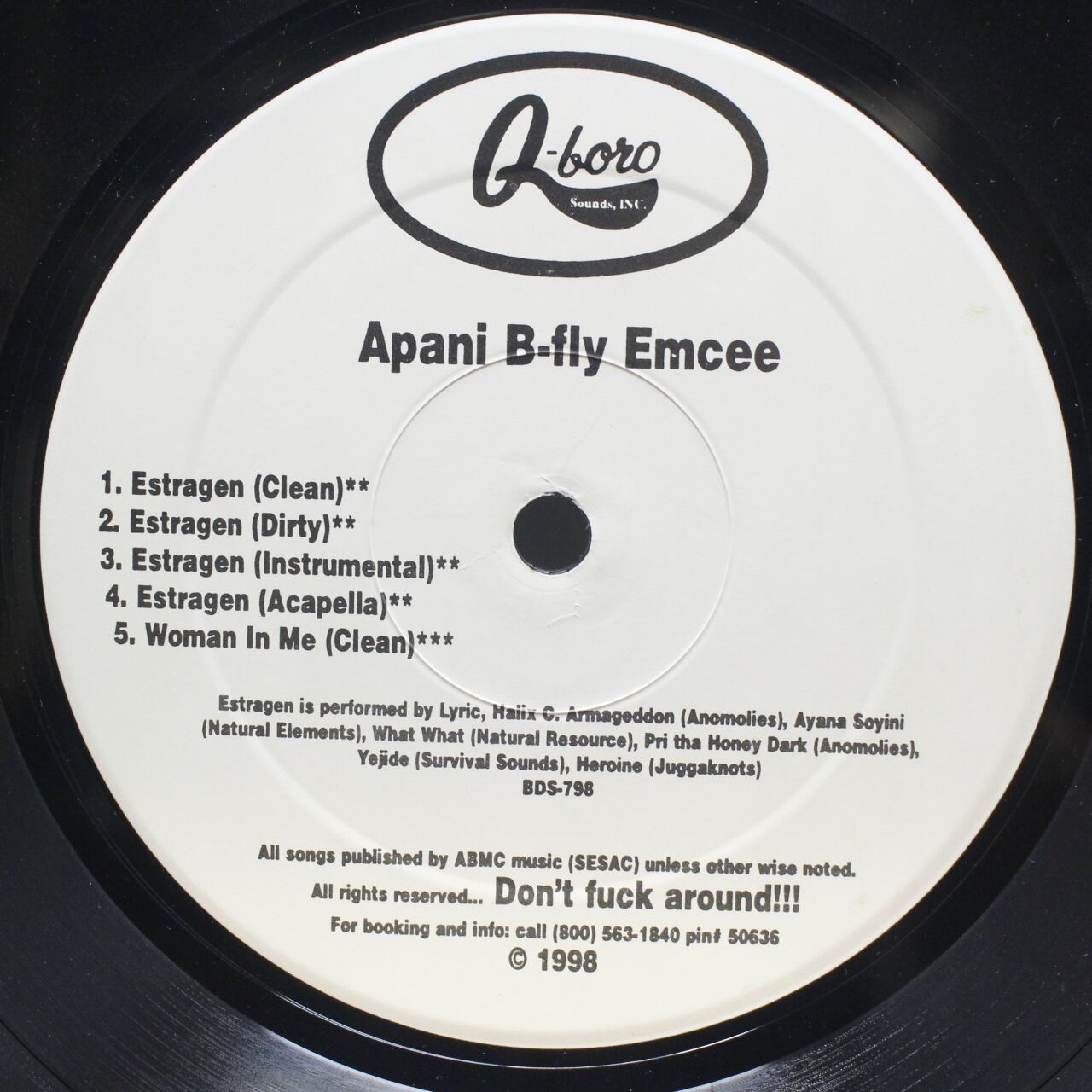Apani B-Fly Emcee / Estragen / Soul Control [BDS-798] - 画像4