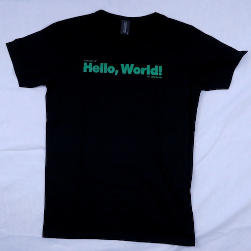 プログラミングの基本！「Hello World!」Tシャツ