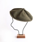 mature ha.／beret top gather big　khaki