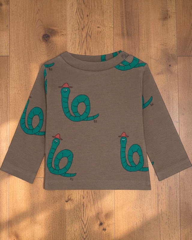 【THE CAMPAMENTO BABY】SNAKES BABY LONG SLEEVE  TEE