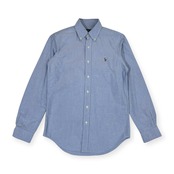 Ralph Lauren ラルフローレン オックスフォード BD ボタンダウン 長袖シャツ XS/ブルー メンズ