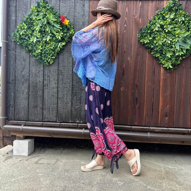 レーヨンバルーンアラジンパンツ