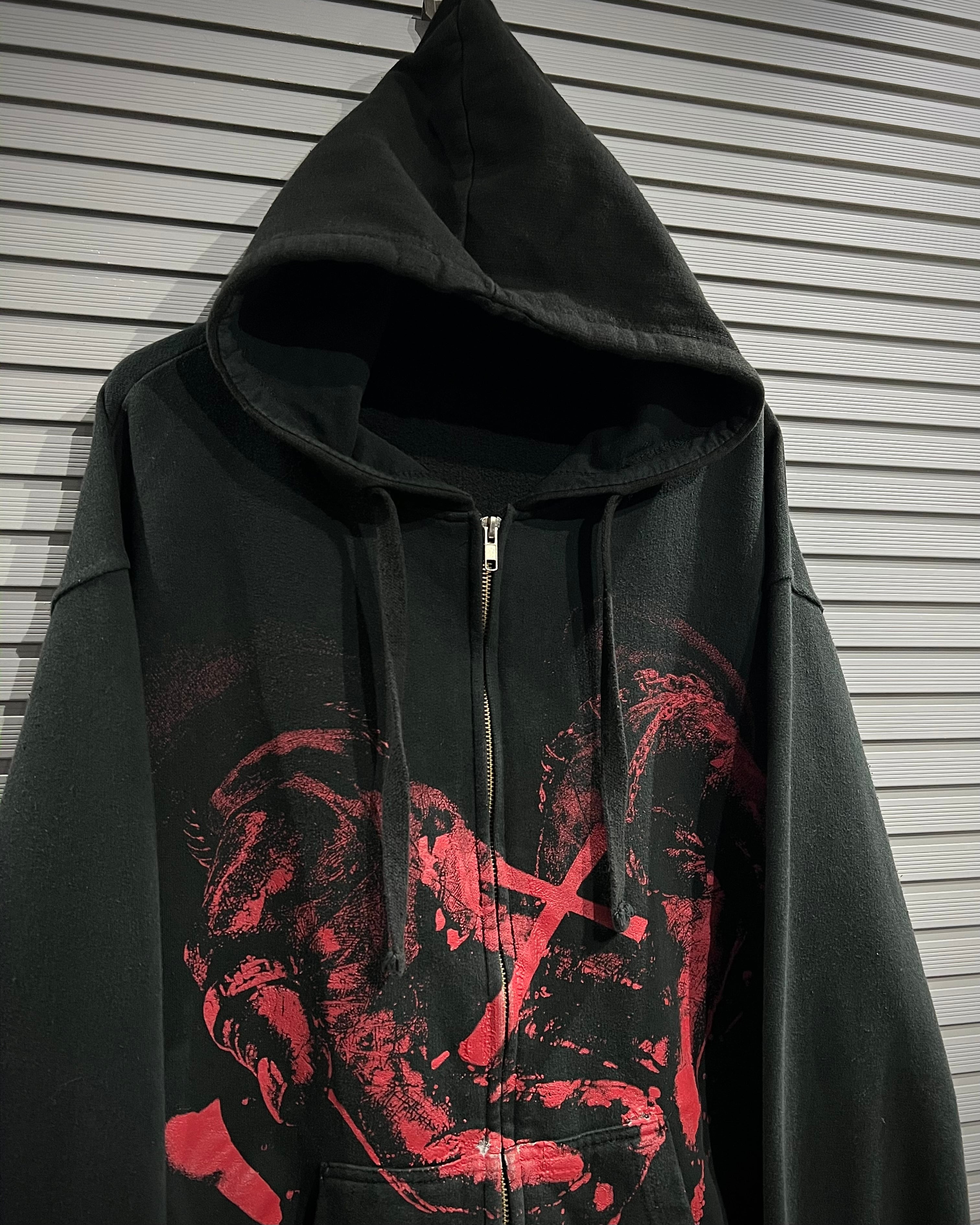 X VINTAGE】“Ozzy Osbourne” Special Graphic Zip Up Hoodie | Caka