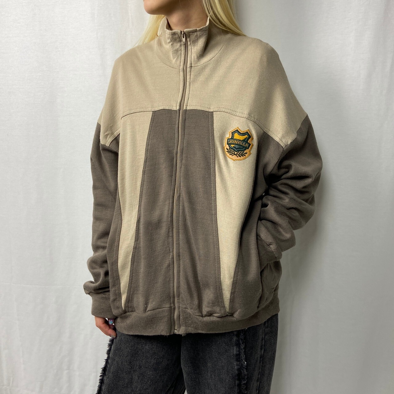 70〜80年代 ユーロ フランス JOINVILLE ハイネック アクリル×ウール 