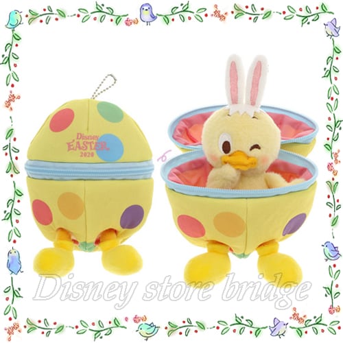 水玉 ぬいぐるみバッジ ぬいば うさピヨ 2020 ディズニー  限定 公式 イースター ドット うさぴよ