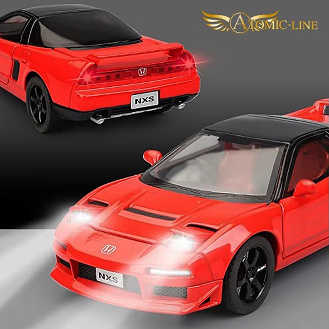 HONDA ホンダ NSX MOTIF 1/32 ミニカー 全4色 ライト点灯 エンジンサウンド 合金モデル 模型 スーパーカー