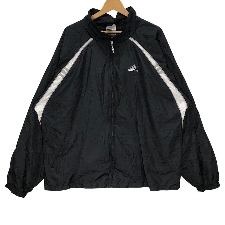 90s adidas ナイロンジャケット size:O トラックジャケット ウインド