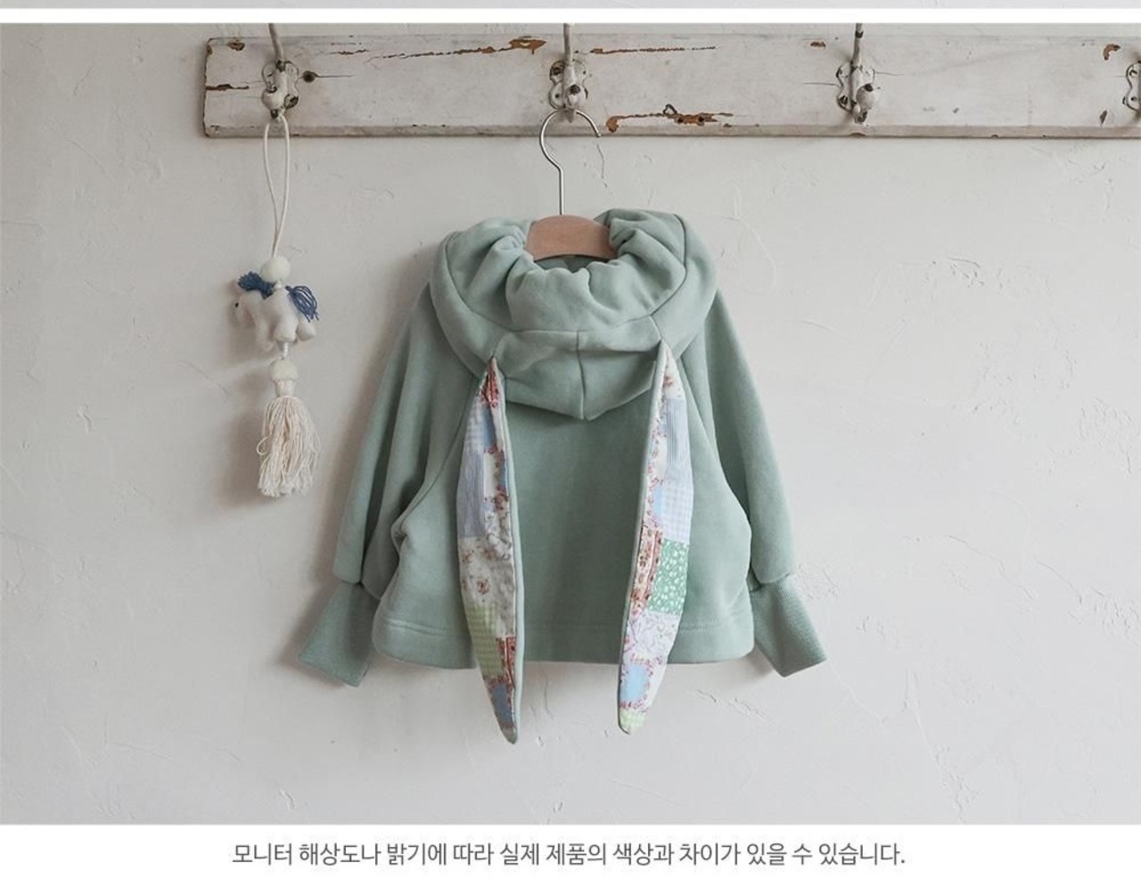 韓国子供服 / 26winter / puella FLO / バニーズフーディー / キッズ / 冬服 *90~140*