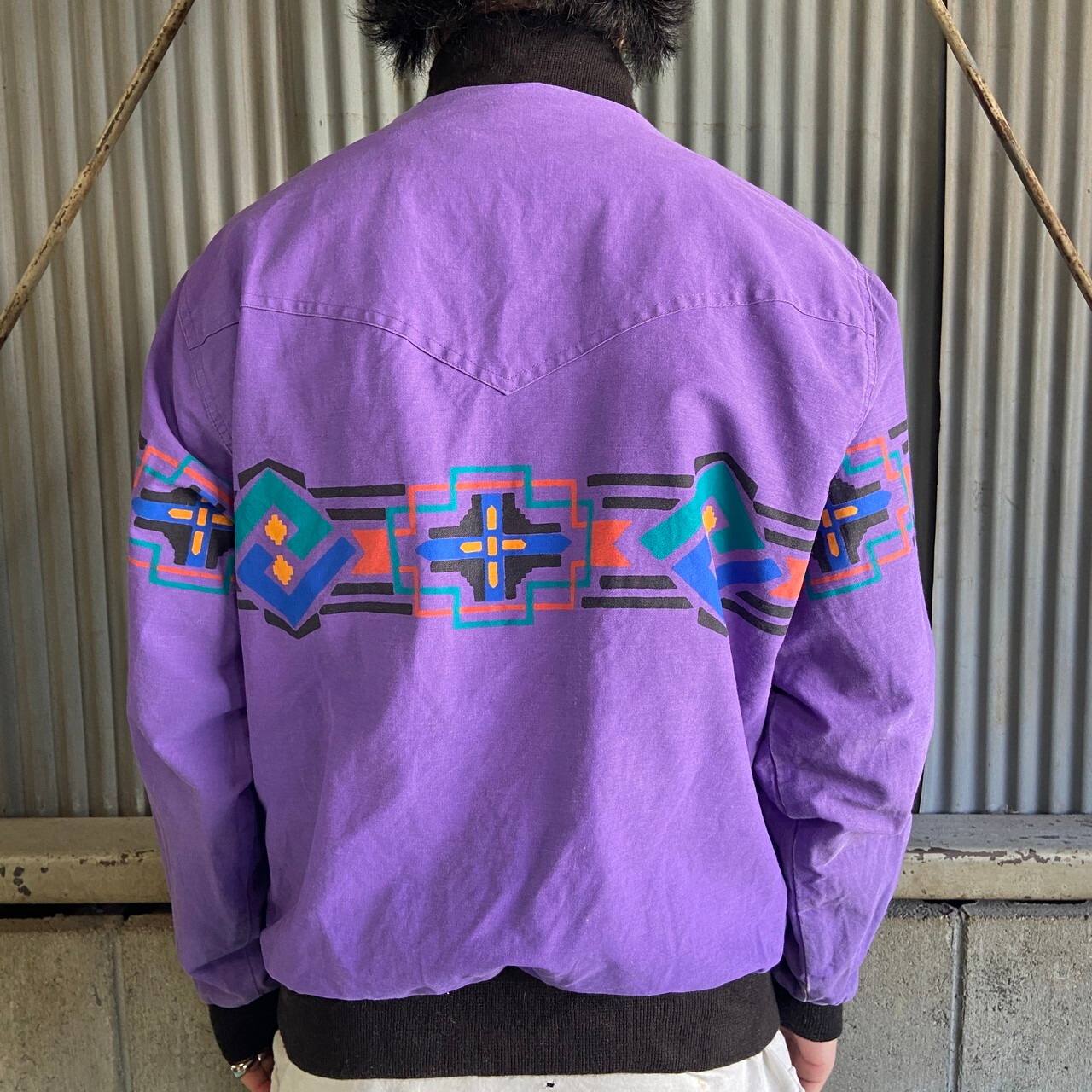 90年代 Wrangler ラングラー BRUSHPOPPER コットンブルゾン メンズM 