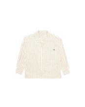 【SUNS】PIN STRIPE OPEN COLLAR LONG SLEEVE SHIRTS［RSS026］