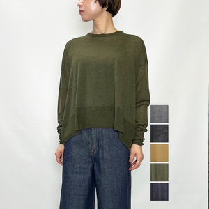 C.T.plage シーティー・プラージュ Original light wool oversized crew neck pullover CT 24304 2025秋冬新作 [送料無料]
