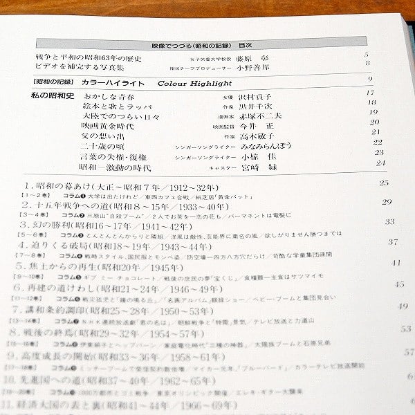 NHKビデオ・映像でつづる昭和の記録・VHS・全32巻セット・No.170423-05