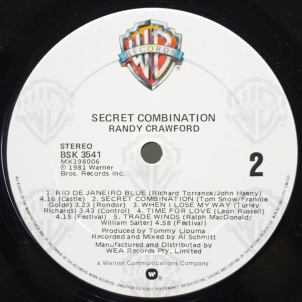 Randy Crawford / Secret Combination [BSK 3541] - 画像4