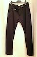 Brushed Back Tapered Pants　Black