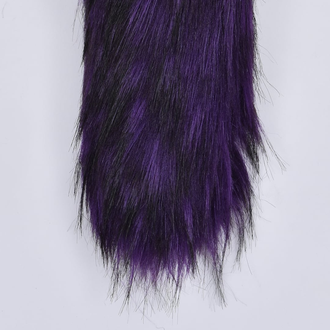 ファー素材 紫色しっぽ 729ed40cec52fc7c636c9e2eb0605f