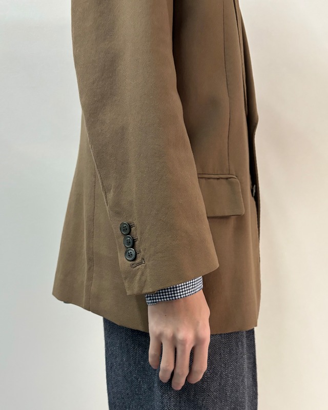 【Maison Margiela】peaked lapel single tailored jacket