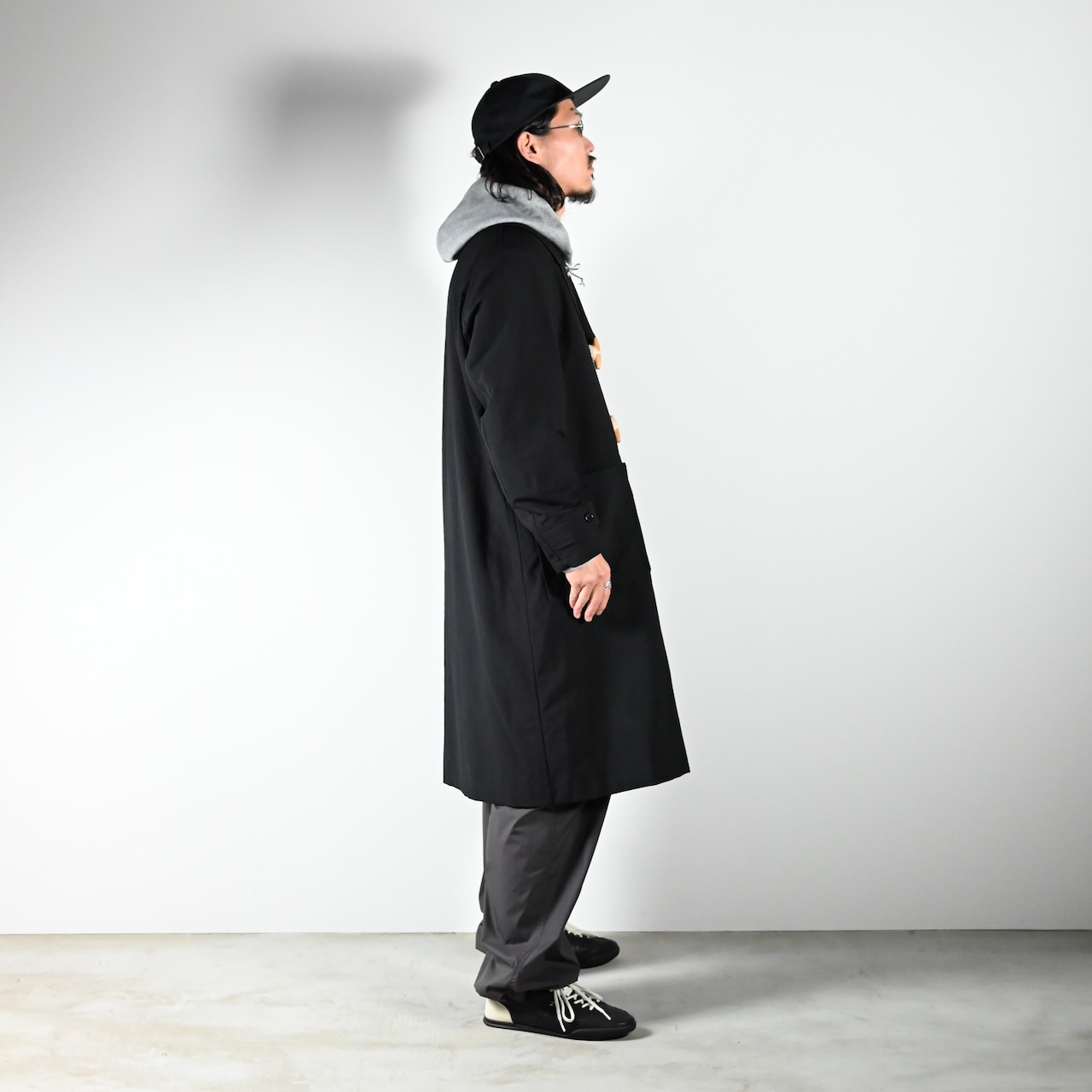 product twelve / High Count Wool Ripstop Duffle Coat コーディネート2