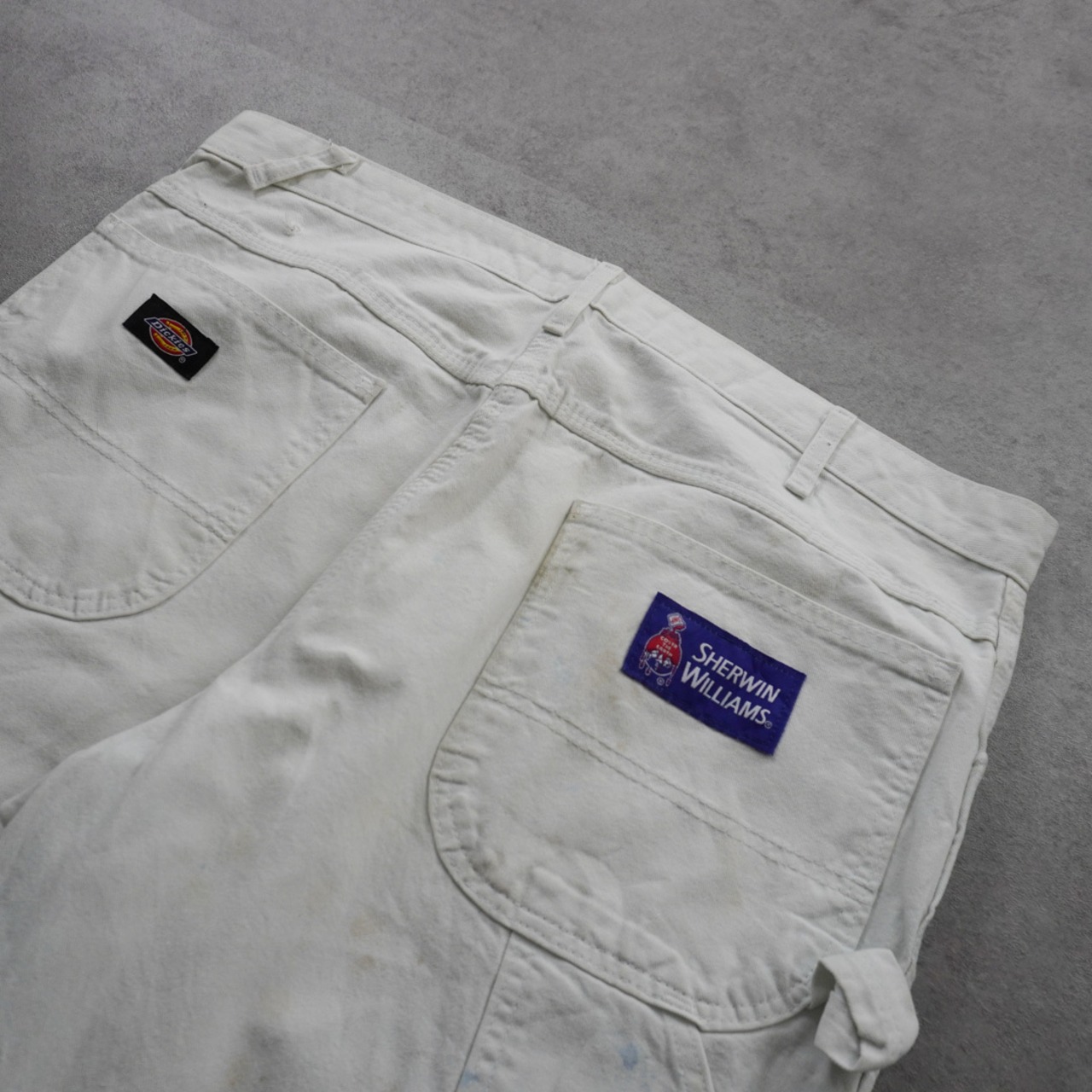 Dickies Sherwin-Williams white painter pants [W35.5L29相当] 古着 - 9