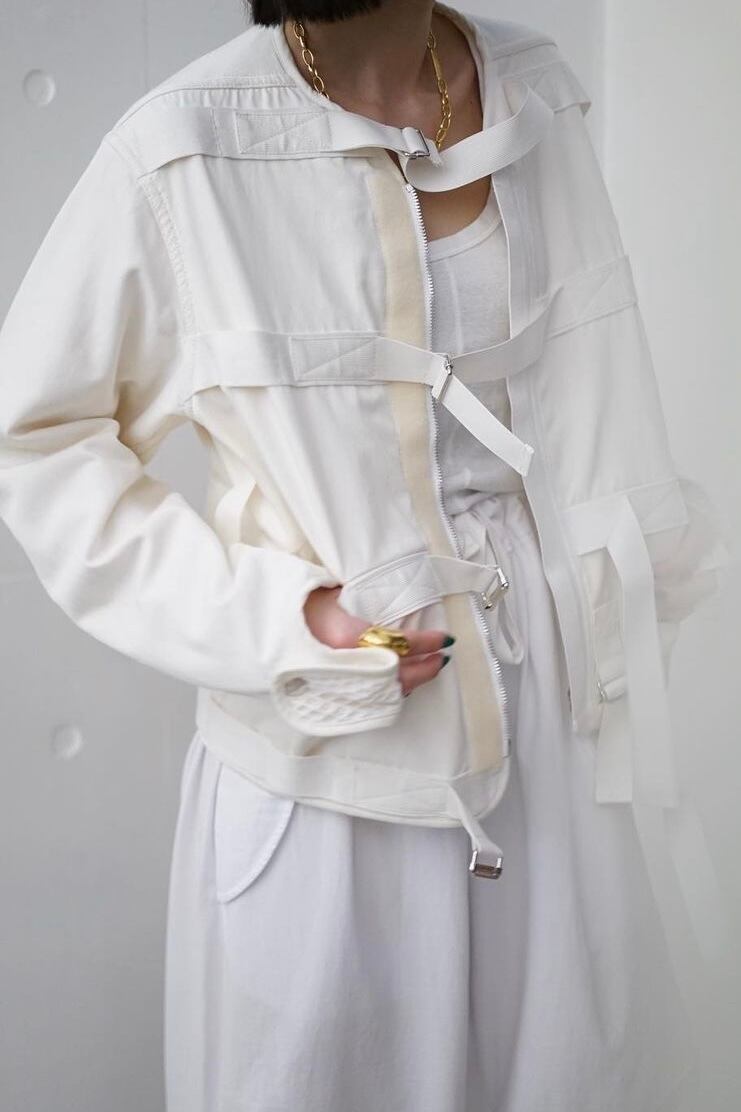 う*様 【即完品】Mame Kurogouchi Hole Knitted T Mame Kurogouchi / Hole Knitted Top ( BLACK / PALE GREEN