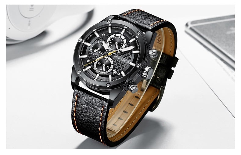 MINIFOCUS 0161G ミニフォーカス メンズ 腕時計 クロノグラフ | MINIFOCUS